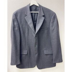 Andrew Fezza New York Men's 100% Lambswool Gray Sport Coat Blazer R-44